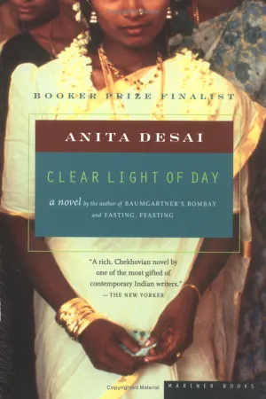 Clear Light Of Day by Anita Desai Book